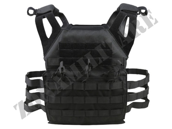 Tattico Spec-Ops Jump Plate Carrier Black Kombat