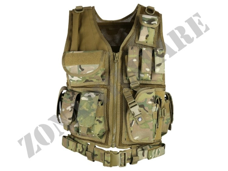 Tattico Cross Draw Tactical Vest Multicam Kombat