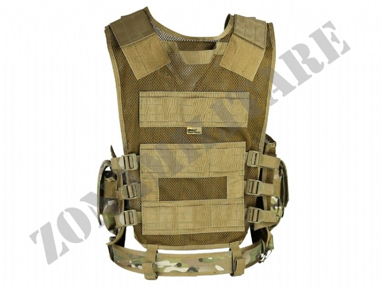 Tattico Cross Draw Tactical Vest Multicam Kombat