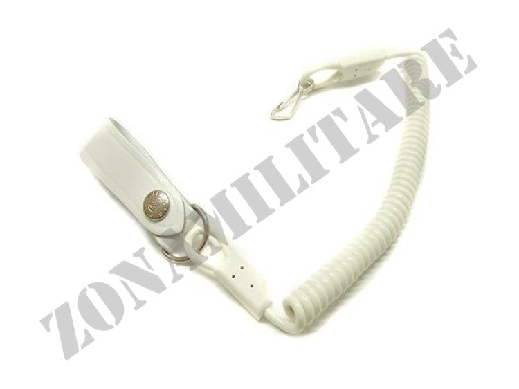 Correggiolo Per Pistola Cuoio Bianco Vega Holster