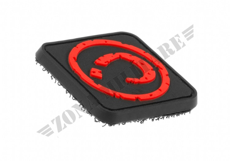 Patch Gommata Nazarene Rubber Patch Jtg Black&Red