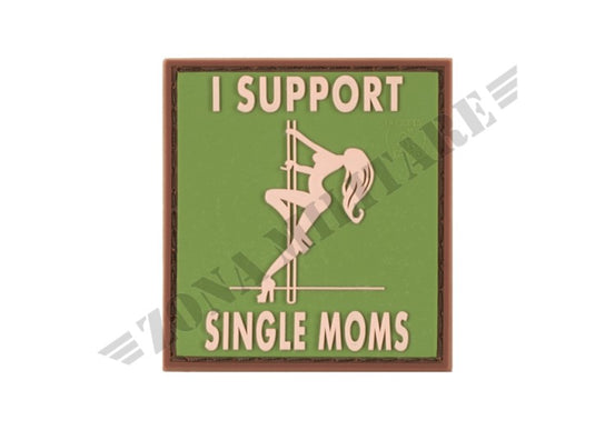 Patch Gommata I Support Single Mums Rubber Patch Multicam