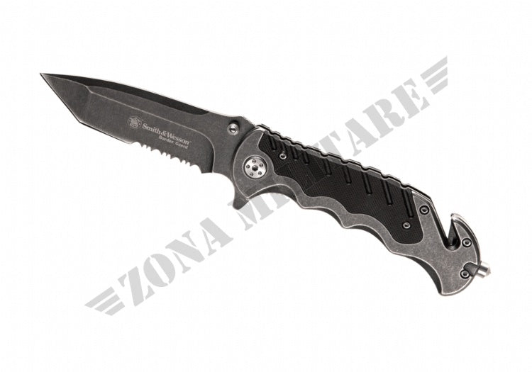 Coltello Border Guard Swbg10S Serrated Tanto Folder