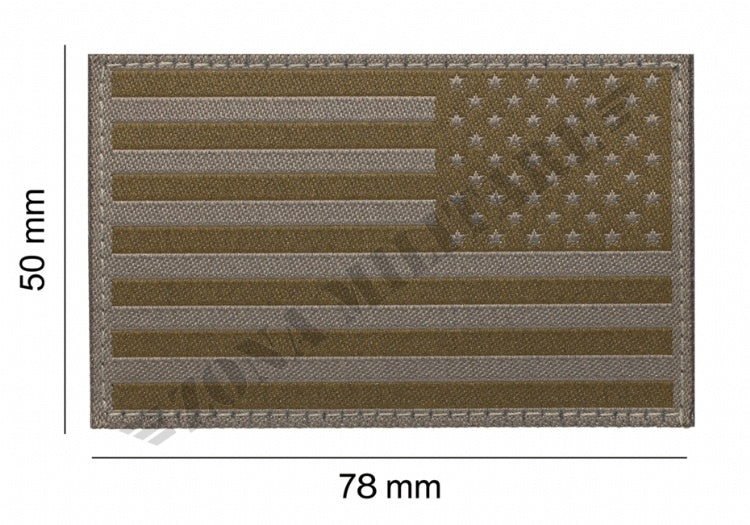 Usa Reversed Flag Patch Clawgear Ral 7013 Version