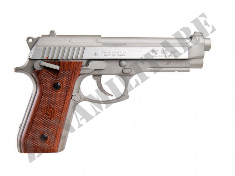 Pistola Taurus Pt92 Inox Full Auto Full Metal