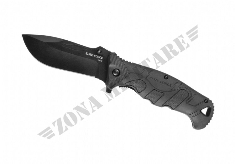 COLTELLO LINER LOCK PIEGHEVOLE NERO EF141 ELITE FORCE