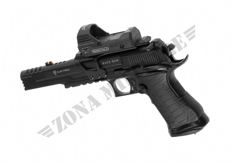 Pistola Race Gun Co2 Elite Force Black 2 Joule Blowback