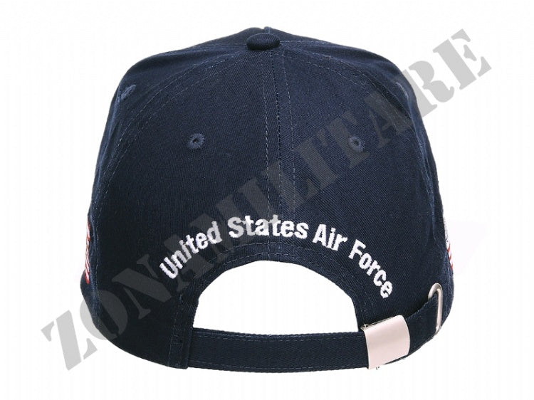 Cappellino Baseball Cap Usaf Roundel Blue Bersion