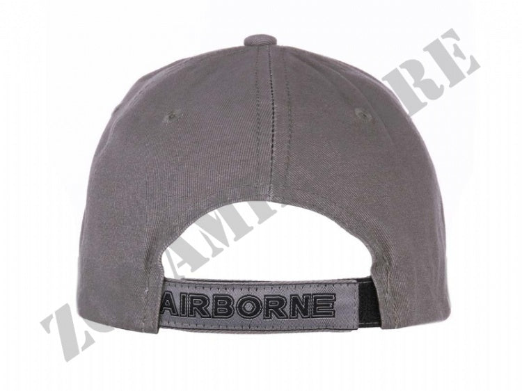 Cappellino Baseball 82Nd Airborn Gray