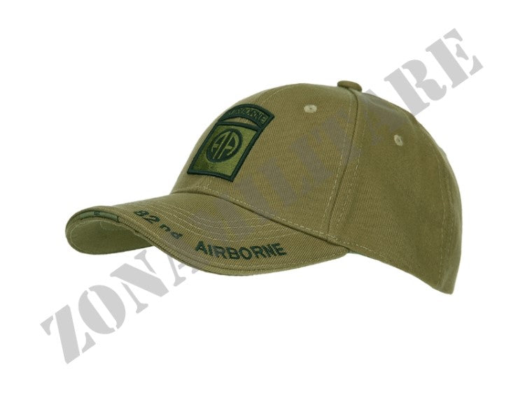 Cappellino Baseball 82Nd Airborn Od Green