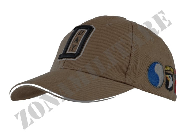 Cappellino Baseball Wwii D-Day Black 101 Inc