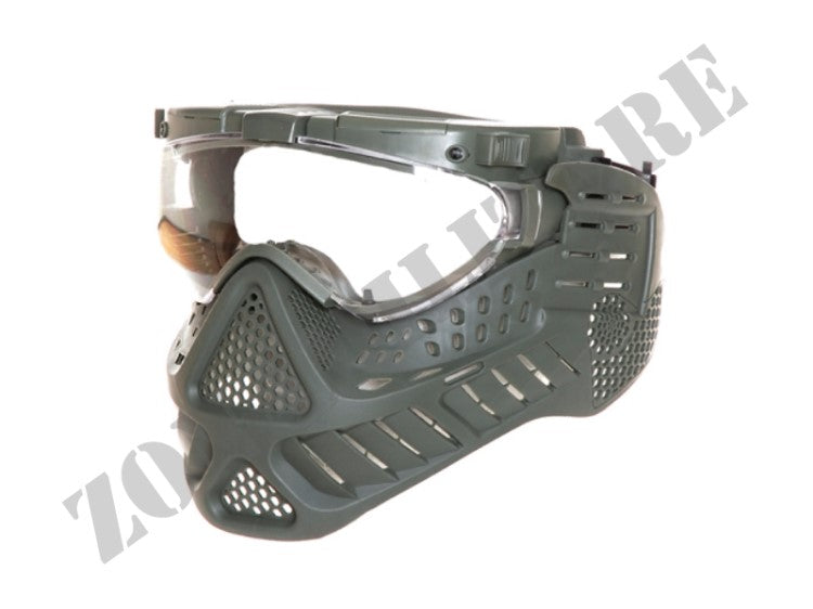 Maschera Protezione Con Occhiali Con Led