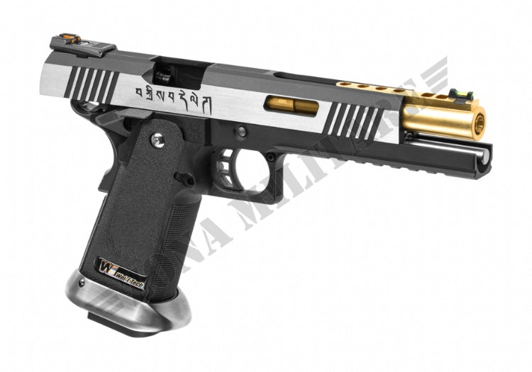 Pistola Hi-Capa 6 Force A Gold Barrel Full Metal Gbb We