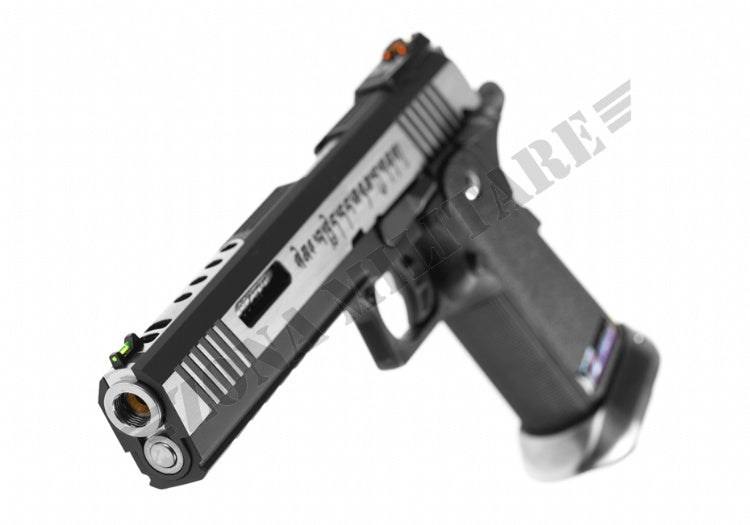 Pistola Hi-Capa 6 Force A Silver Barrel Full Metal Gbb We