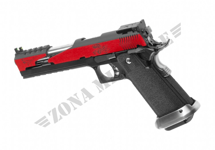 Pistola Hi-Capa 6 T-Rex Customs Full Metal Gbb Red