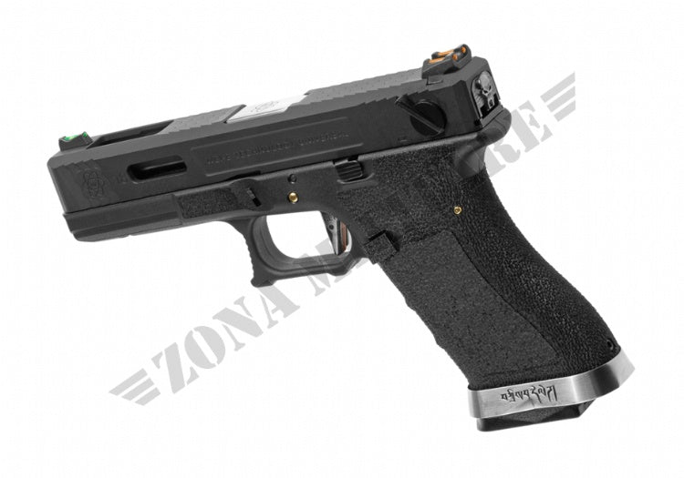 Pistola We18C Custom Metal Version Gas We Black Version