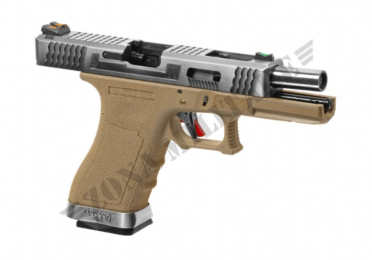 Pistola We18C Custom Metal Version Gas Desert