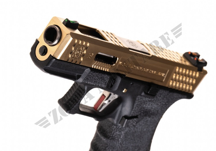 Pistola G Force 19 Metal Version Gbb We Gold Edition