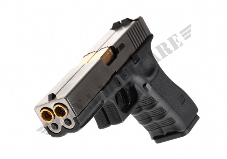 Pistola We17 Double Barrel Metal Version Gbb We Dual Tone