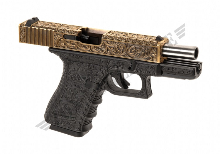 Pistola We19 Etched Metal Ivory Version Gbb