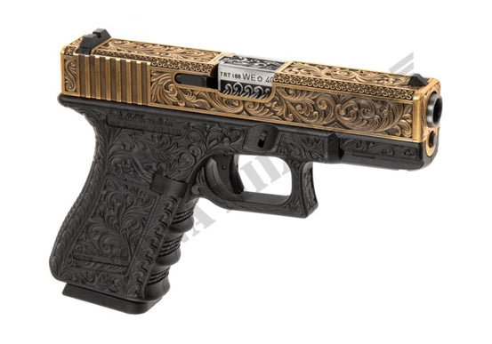 Pistola We19 Etched Metal Ivory Version Gbb