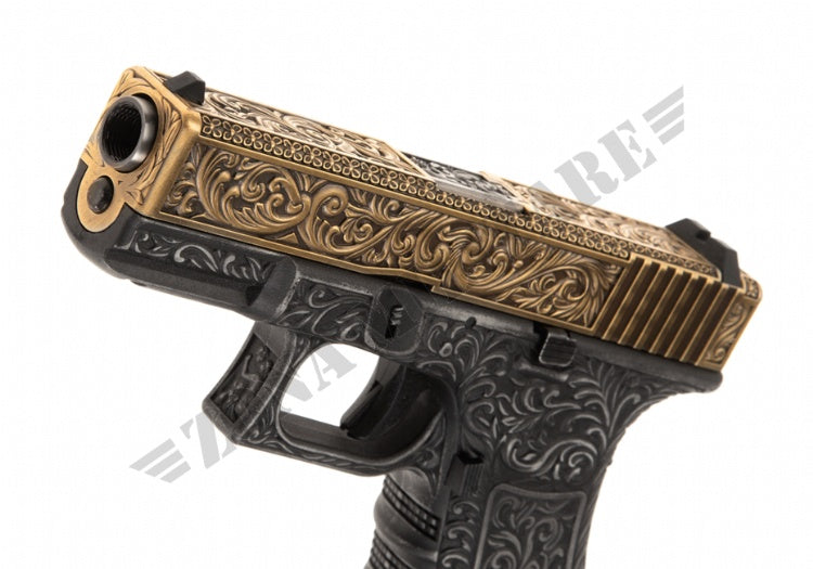 Pistola We19 Etched Metal Ivory Version Gbb