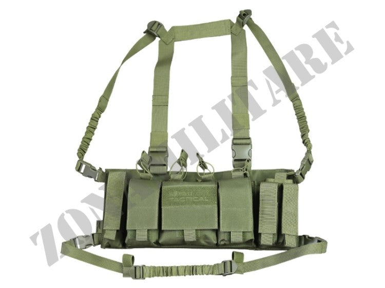 Tattico Trojan Chest Rig Btp Olive Green Kombat