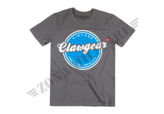 Maglietta Vintage Tee Claw Gear Blue And Gray