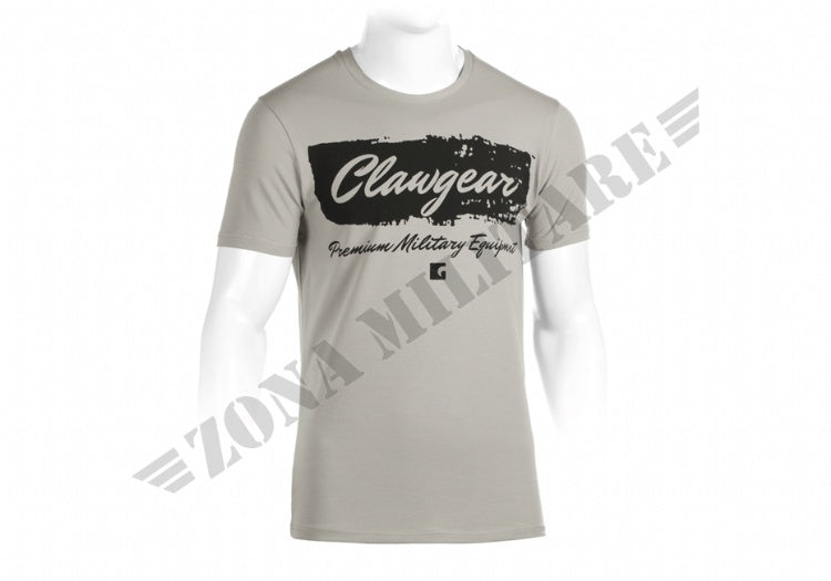 Maglietta Handwritten Tee Claw Gear Silver Gray