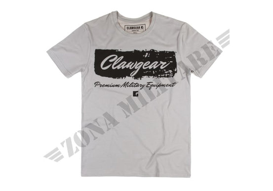 Maglietta Handwritten Tee Claw Gear Silver Gray