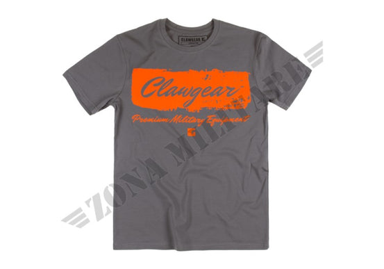 Maglietta Handwritten Tee Claw Gear Gray