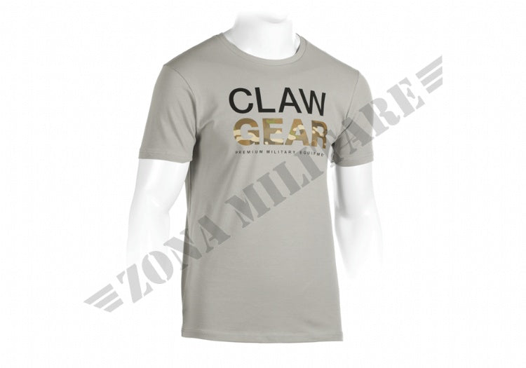 Maglietta Mc Tee Claw Gear Light Gray Version