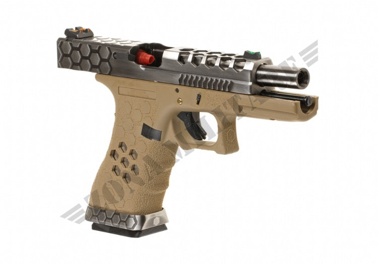 Pistola Vx0110 Hex-Cut Metal Gbb Aw Custom Dual Tone