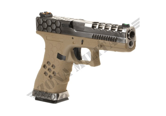 Pistola Vx0110 Hex-Cut Metal Gbb Aw Custom Dual Tone