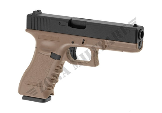 Pistola Glock Kp-17 Metal Version Co2 Kj Works Tan Version