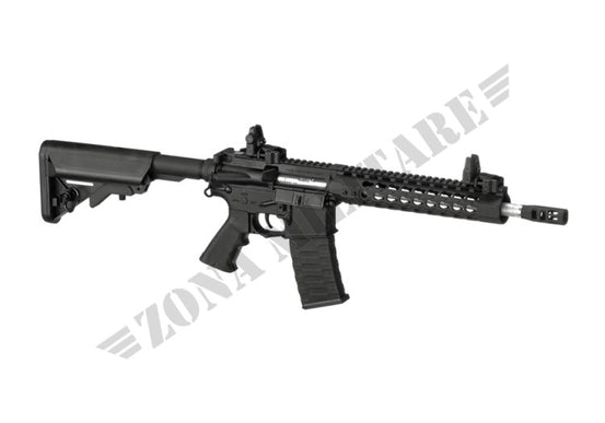 Fucile Elettrico 10 Inch Keymod Match Rifle Blowback Aps Black Version