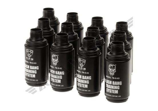 Thunder Devil Grenade Shell 12Pcs Thunder-B Black