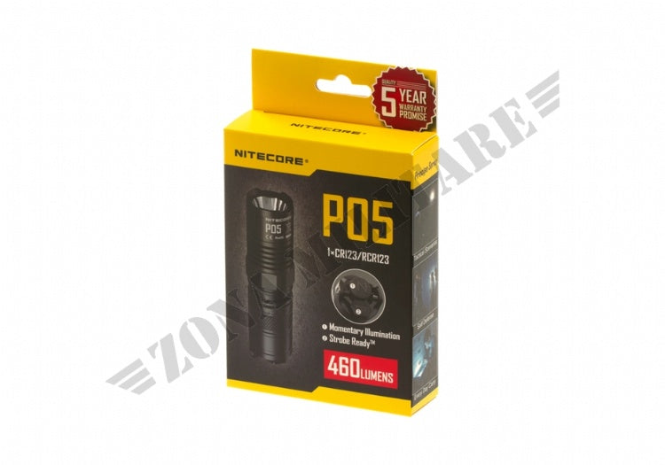 Torcia P05 Precise Tactical Nitecore 460 Lumens