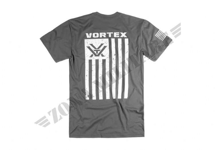 T-Shirt Grey Patriot Vortex Optics