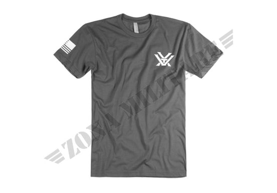 T-Shirt Grey Patriot Vortex Optics