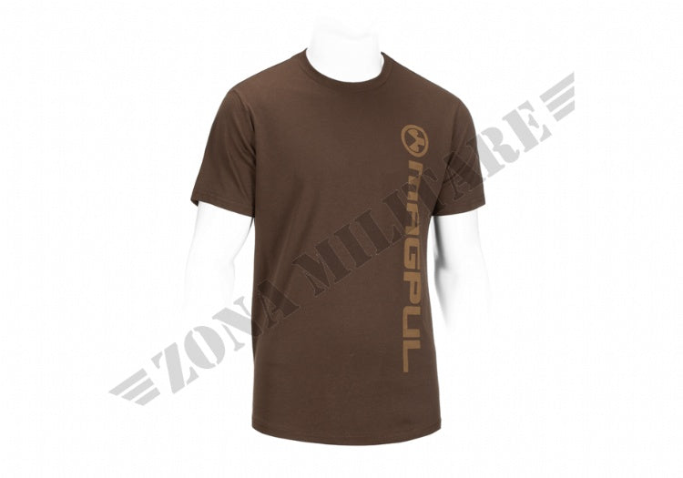 Fine Cotton Vert Logo T-Shirt Magpul Dark Brown