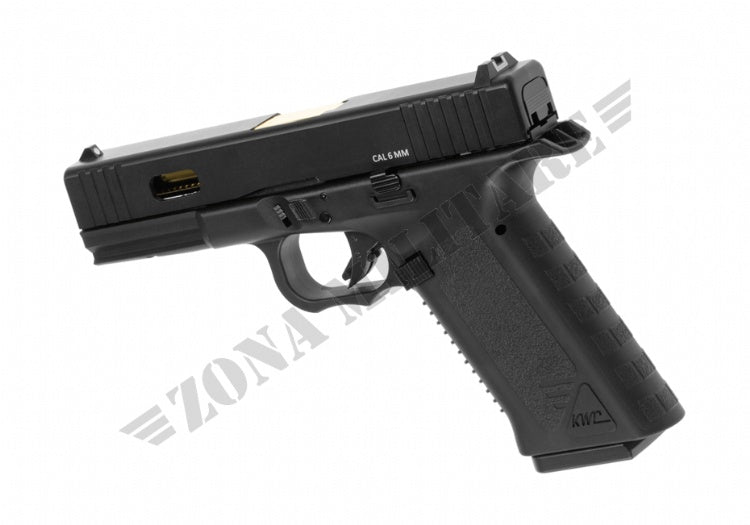 Pistola Kwc17 Metal Version Co2 Kwc Black