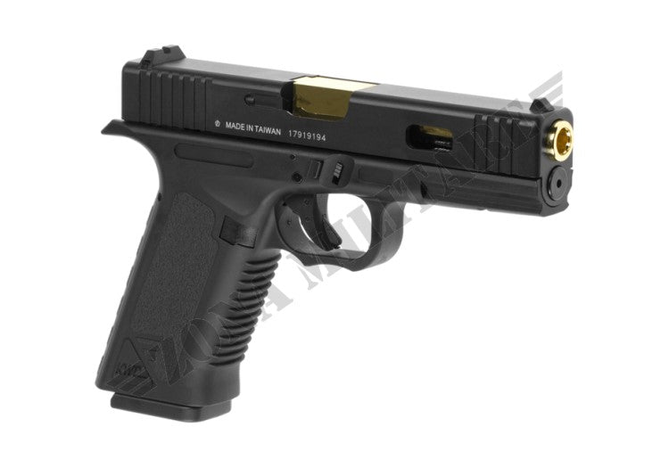 Pistola Kwc17 Metal Version Co2 Kwc Black