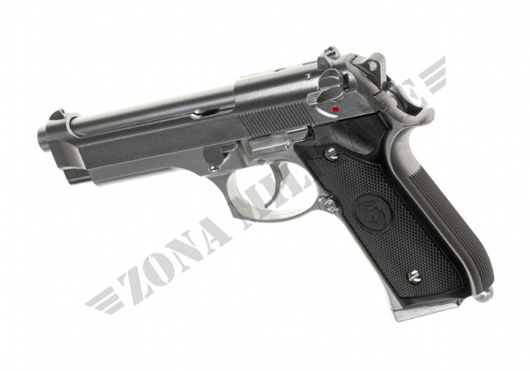 Pistola M9A A Gas Scarrellante Silver Version Ls