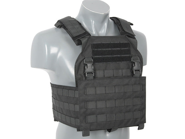 Tattico Buckle Up Assault Plate Carrier Cummerbund Black 8 Fields