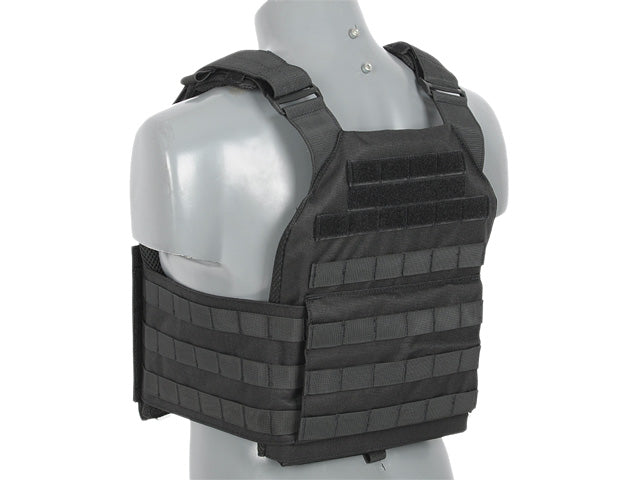 Tattico Buckle Up Assault Plate Carrier Cummerbund Black 8 Fields