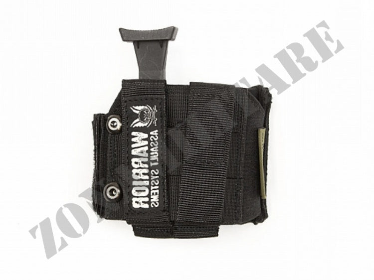 Fondina Universal Pistol Holster Warrior Black Sinistra