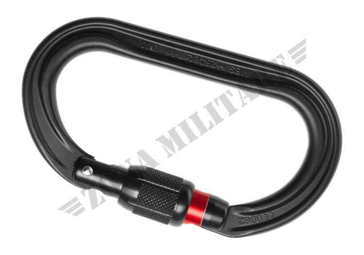 Moschettone Ok Screw-Lock Petzl Black Version