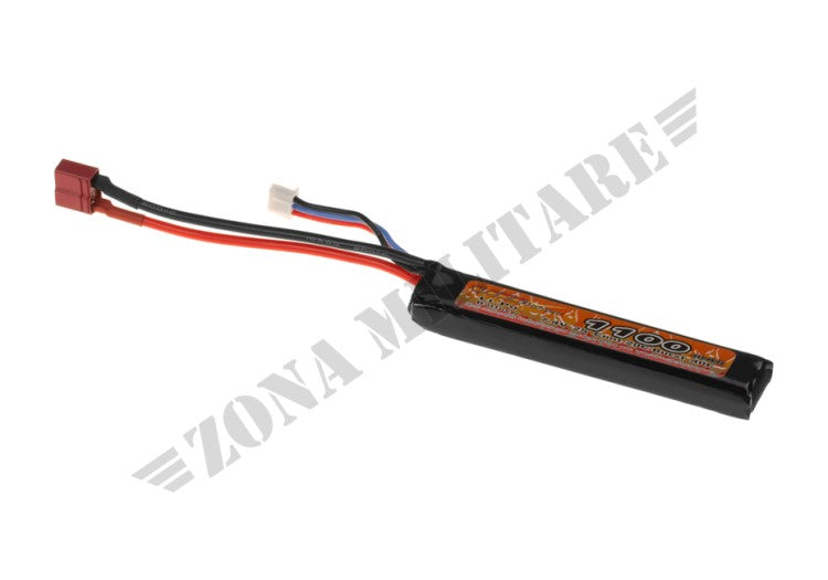 Batteria Lipo 7.4V 1100Mah 20C Stock Tube Type T-Plug VB POWER