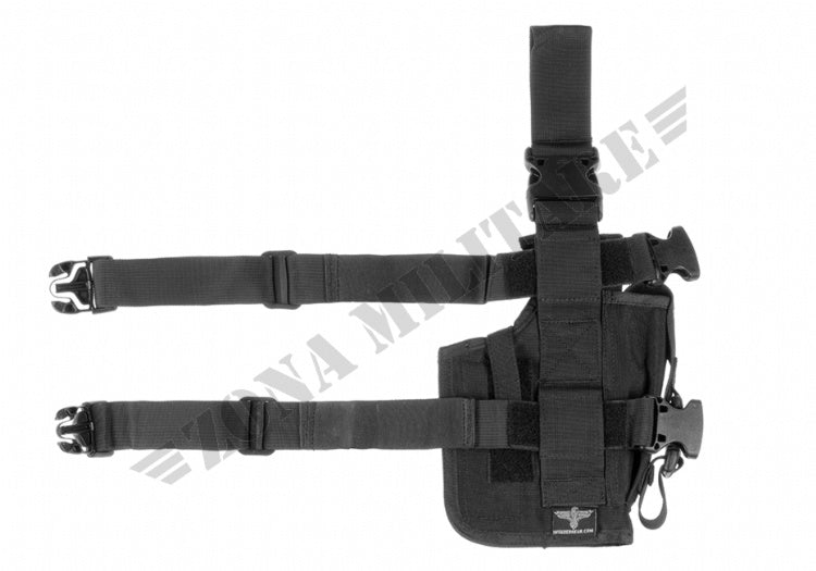 Fondina Cosciale Sof Holster Invader Black Left